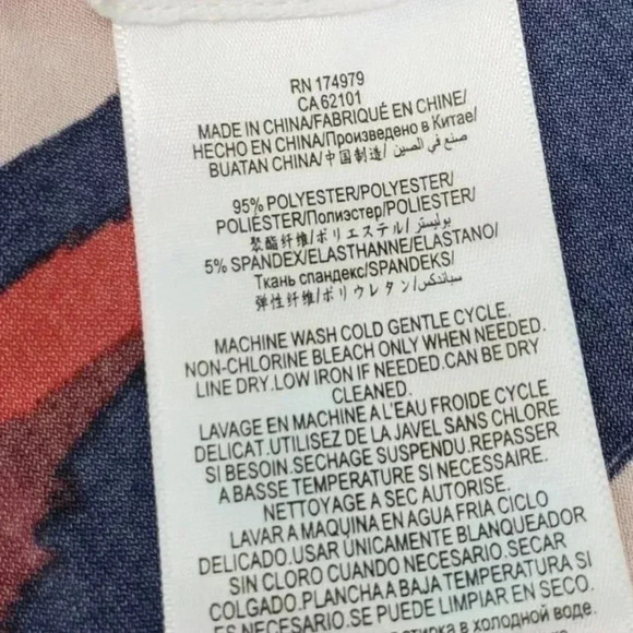 BCBGMAXAZRIA Isabella Striped Asymmetrical Wrap Midi Party Dress Size XXS - Picture 7 of 8